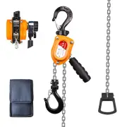 1100Lbs Mini Lever Block, 3M 10 FT Puller Come Along, G80 Rope Hoist Tool with H