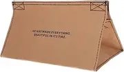 KONTONTY Desktop Tissue Holder Paper Box Cover Napkin Storage Multi-Functional Tissue Case Stylish Storage for Office Home