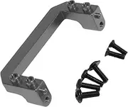 RC Servo Fixing Mount Aluminium Servo Fixing Mount Replacement Upgrade DIY Accs 1:12 Scale RC Metal Steering Seat, Titanium