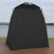 Pop Up Shower Tent Camping 2-Room Privacy Changing Toilet Tent Outdoor Shelter