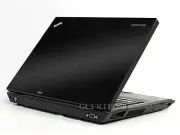BLACK BRUSHED Vinyl Lid Skin Cover fits IBM Thinkpad T410 Laptop