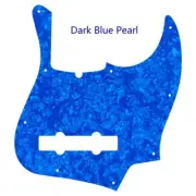 Parts For US Fender Deluxe 5 String Jazz Bass Guitar Pickguard, Dark Blue Pearl