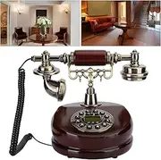 Vintage European Telephone Fine Workmanship Hands for Home Office Resin Antique Craft Decoration Dial