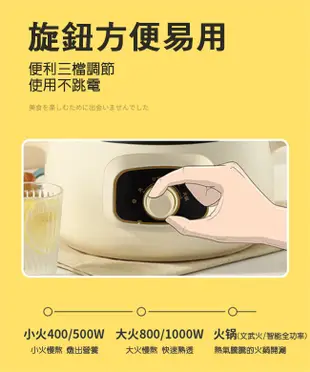 【ENNE】多功能火烤兩用電火鍋/萬用鍋/美食鍋(K0102-W) (3.5折)