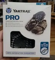 YakTrax Pro Boot Shoe Ice Snow Traction Steel Cables S Men 5-8.5 Women 6.5-10