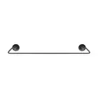 ACA Bath 60cm Towel Rail Single Rack Holder Stainless Steel Wall Mount Bar Black