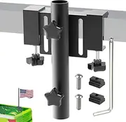 Truck Flagpole Mounting Kit, Tow Bar Flagpole Holder - Car Flag Mount for Tow Bar - Truck Flagpole Holder, Side Flagpole Mounting Kit, Tow Bar Flagpole Holder