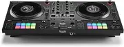 Hercules DJControl Inpulse T7 2-Deck Motorized DJ Controller with Serato Lite and DJuced and similar feel to vinyl turntables