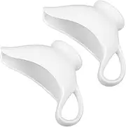 CHILDWEET 2pcs Sauce Cup Sauce Dispenser Seasoning Jar Condiment Boats Gravy Saucer Ceramic Gravy Boat Condiment Bowls Ceramics White