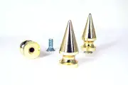 1 Giant Golden Tree Spike 45mm (1.75 inch) StudsAndSpikes goth punk motorcycle