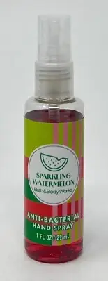 1 BATH BODY WORKS SPARKLING WATERMELON ANTI BACTERIAL HAND SPRAY SANITIZER MIST