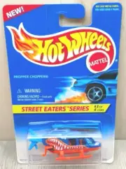 1995 Hot Wheels Street Eaters Series #3 of 4 Propper Chopper Blue/Orange 15260