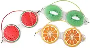 ARTSEWPLY Elegant Ice Eye Mask 3pcs Reusable Eye Pads Cold Compress Blocks Light for Home Office