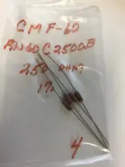 CMF-60 RN60C2500B 250 OHM 1% RESISTORS 4 PCS NOS