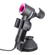 Hair Dryer Holder for Dyson Supersonic, Magnetic Stand with Power Plug Cable Org