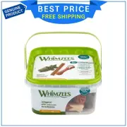 New Whimzees Alligator/Brushzees/Stix Variety Value Box Dog Treat Medium 28 Chew