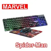 Marvel Spider-Man 3-In-1 Computer Gaming Bundle Mouse Keyboard Mat