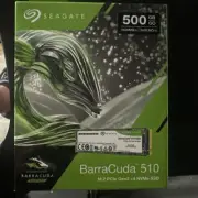 Seagate BarraCuda 510 NVMe SSD 500 GB - 3400 MB M.2 PCIe Gen 3x4 NVMe SSD