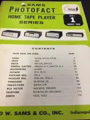 HTP-1 HOME TAPE PLAYER MANUAL ARVIN CRAIG DECCA GE MASTERWORK NOS