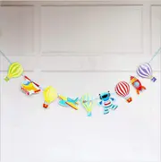 1.8m Astronaut Outer Space Party Paper Banner