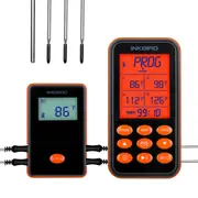 Meat BBQ Thermometer IRF-4S Waterproof IPX5 Rechargeable Battery Grill