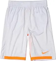 [Nike] Kids Boy's Dry Training Short (Big Kids) Football Grey/Hyper Crimson LG (14-16 Big Kids)