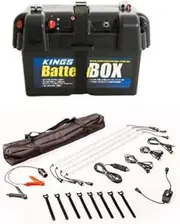 Adventure Kings Battery Box Portable 12v + Illuminator 4 Bar Camp Light Kit