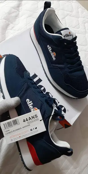 全新正品ELLESSE RUNNER MARINE 愛力艾思 男運動休閒鞋US10.5/EU44/UK9.5