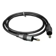 [Lot10] 12Ft Gray 3.5mm Mini Toslink M/M Audio Cable S/PDIF Digital DVD MP3 DAT