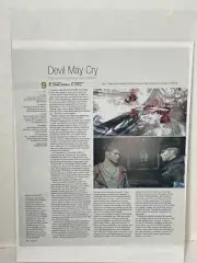 Devil May Cry Video Game Review Magazine Article Print Ad Wall Art