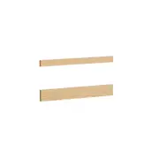 Kaboodle 600mm Oak Latte Oven Front Panels - 2 Pack