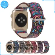 For Apple Watch Band Series 6 5 4 SE 44mm 40mm 42mm 38mm Floral Bracelet Strap