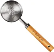 Malmo Measuring Cup with Wooden Handle, 1/4 Cup Titanium-Plating 60 Ml Stainless