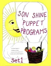 SonShine Puppet Programs Set 1- 6 songs-& printed play book w/6puppet plays
