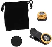 HOMOBABE 2 Sets Clip Phone Camera Lens Kit Fisheye Wide Angle Macro Lenses for Stunning Photography Clip for Smartphones Tablets for Capturing Unique Perspectives