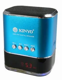 在飛比找Yahoo!奇摩拍賣優惠-KINYO MPS377, 讀卡FM小喇叭