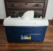 Onos 48qt Rechargeable Navy 2 Fan USB Swamp Cooler Portable Air Conditioner