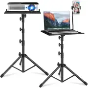 Projector Stand,Laptop Tripod Stand Adjustable Height 17.7 to 47.2 Inch with Goo