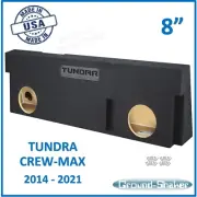 Toyota Tundra Crew Max 2015 8" Dual Sealed Sub Box Subwoofer Enclosure Car Audio