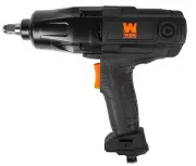 WEN 48108 7.5A 450 Ft-lb Two-Direction Impact Wrench w/ 1.5In Hog Ring Anvil