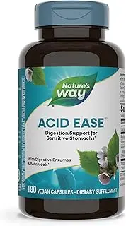Enzymatic Therapy Acid-Ease, digestion formula for sensitive stomachs, 180 Vcaps