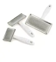 Super Soft Dog Slicker Brushes Contoured Handle Choose Mini Small Medium or Set