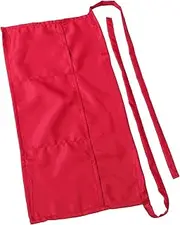 [Baluue] Short Server Apron With Two Pockets For Chef Waiters And Waitresses For Kitchen Restaurant Coffee Shop