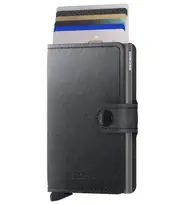 Secrid Miniwallet Mirum Plant-Based Compact RFID Wallet - Black