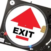 Exit Slipmat Turntable 12" for DJ Vinyl LP Audiophile