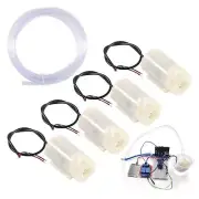 4 Pcs DC 3-5V Micro Submersible Mini Water Pump for Aquariums Fish Tank Ponds