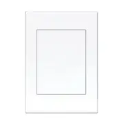 HPM VIVO Blank Coverplate - White