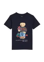 Polo Ralph Lauren Kids Bear-print Cotton T-shirt (1.5-6 Years) - Navy - 3/3T (2 Years) 3/3T (2 years)