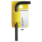 Bondhus BD15807 - Hex Key L-Wrench 1/8" Hex End Short
