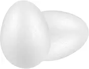 ADOCARN 2pcs Decorative Eggs for Crafts Lightweight Versatile Blank Egg Decorations for Home Decor Unique Creative Props for Desktop Displays